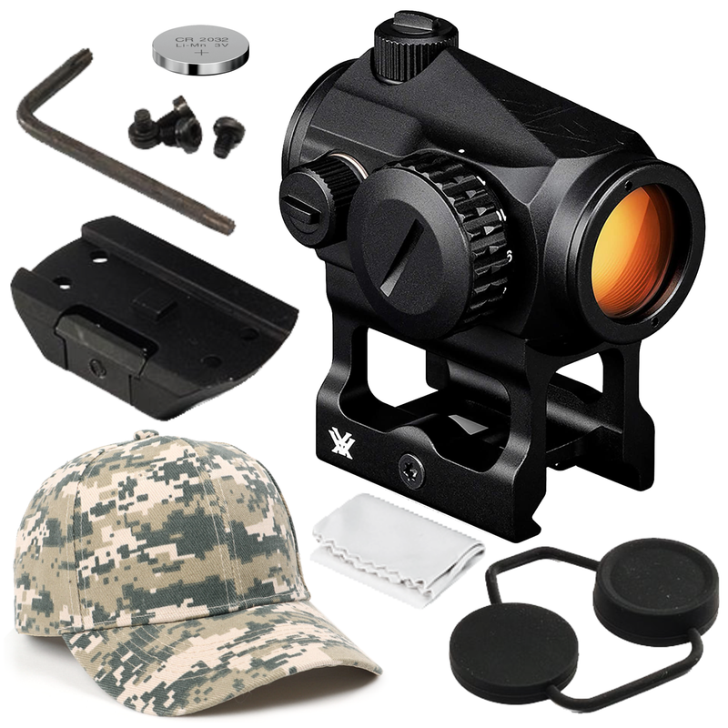 Vortex Optics Crossfire Red Dot Sight (CF-RD2) with Included Bundle