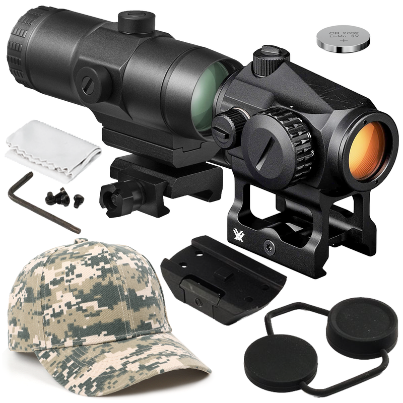 Vortex Optics Crossfire Red Dot Sight (CF-RD2) with Included Bundle