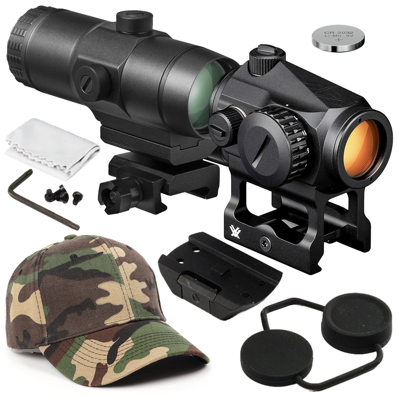 Vortex Optics Crossfire Red Dot Sight (CF-RD2) with Included Bundle
