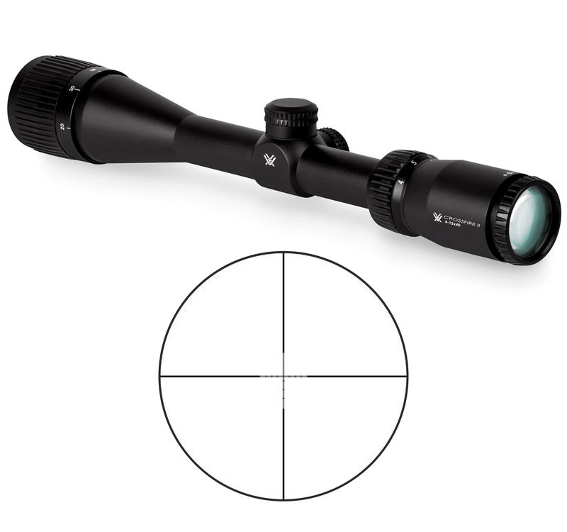 Vortex Optics Crossfire II 4-12X40 AO 1-inch Tube Riflescope Dead-Hold BDC (MOA) Reticle with Wearable4U Bundle