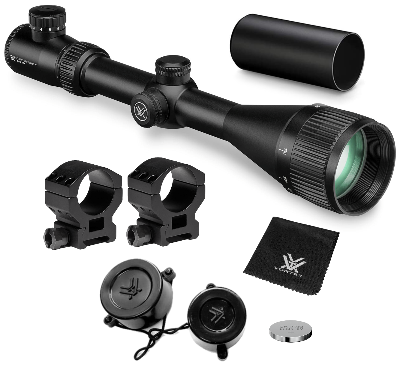 Vortex Crossfre 3-12x56 AO Hog Hunter Rflescope V-Brte Retcle Vortex Crossfre 3-12x56 AO Hog Hunter Rflescope V-Brte Retcle