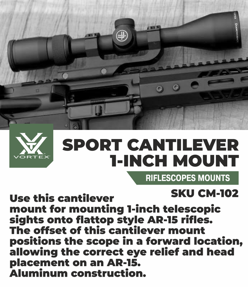 Vortex Optics Sport Cantilever 1-Inch Mount