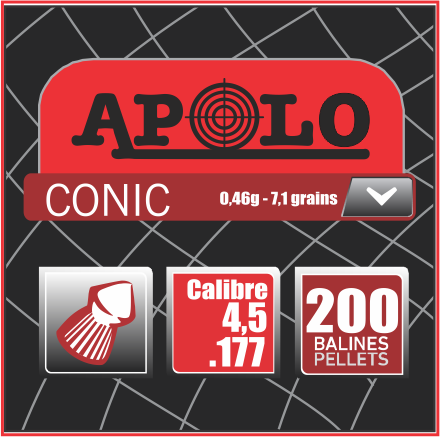 Apolo Conic Airgun Pellets