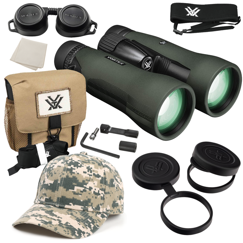 Vortex Optics DB-218 Diamondback HD 15x56 Binocular with Free Hat Bundle
