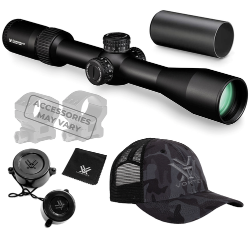 Vortex Optics Diamondback 4-16x44 FFP Riflescope EBR-2C (MOA) Reticle, 30mm Tube with Wearable4U Bundle