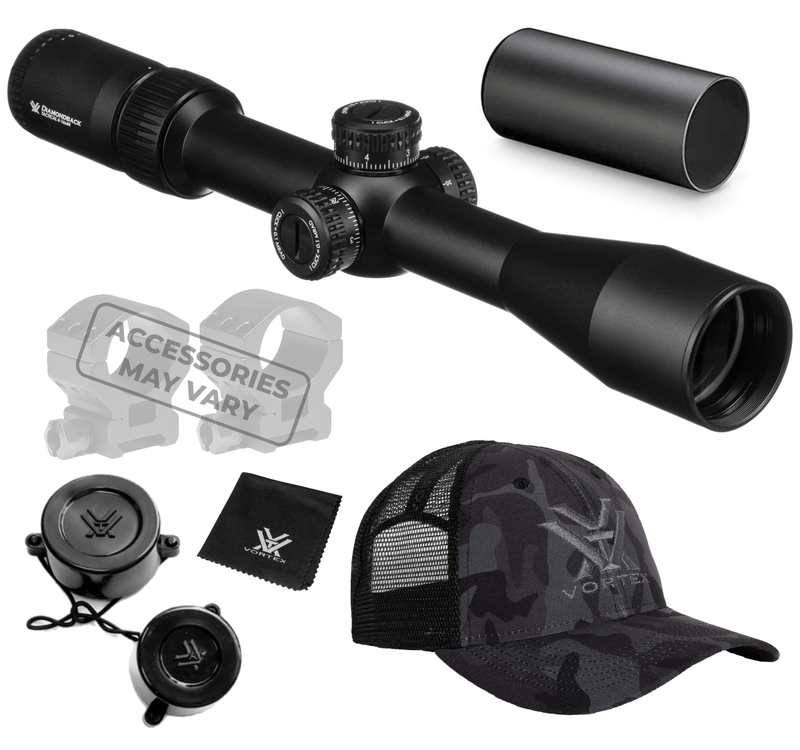 Vortex Optics Diamondback 4-16x44 FFP Riflescope EBR-2C (MRAD) Reticle, 30mm Tube with Wearable4U Bundle