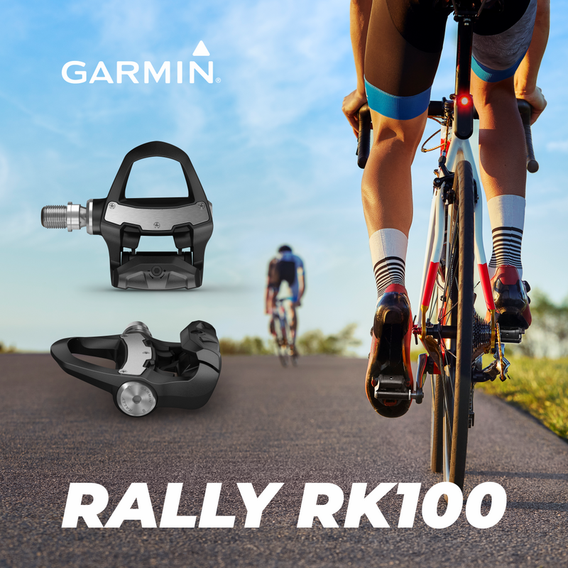 Garmin Rally RK Single-Sensing or Dual-Sensing Power Meter with Float replacement Cleats and Wearable4U Bike Multi-Tool Bundle