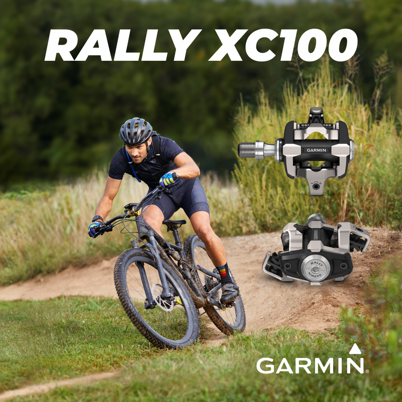 Garmin Rally XC100 or XC200, Power Meter with Garmin Replacement Cleats and Wearable4U Bike Multi-Tool Bundle