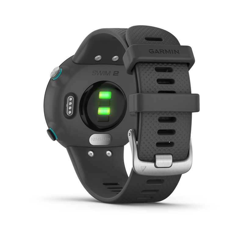 Garmin Swim 2 GPS Swimming Smartwatch with Wearable4U Power Pack Bundle (Slate)
