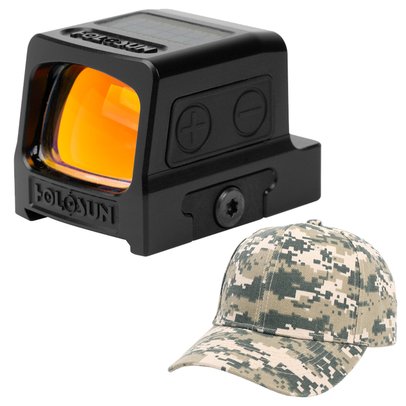Holosun HE509T-RD X2 Enclosed Reflex Optical Multi-Reticle Red Dot Sight with Free Hat Bundle