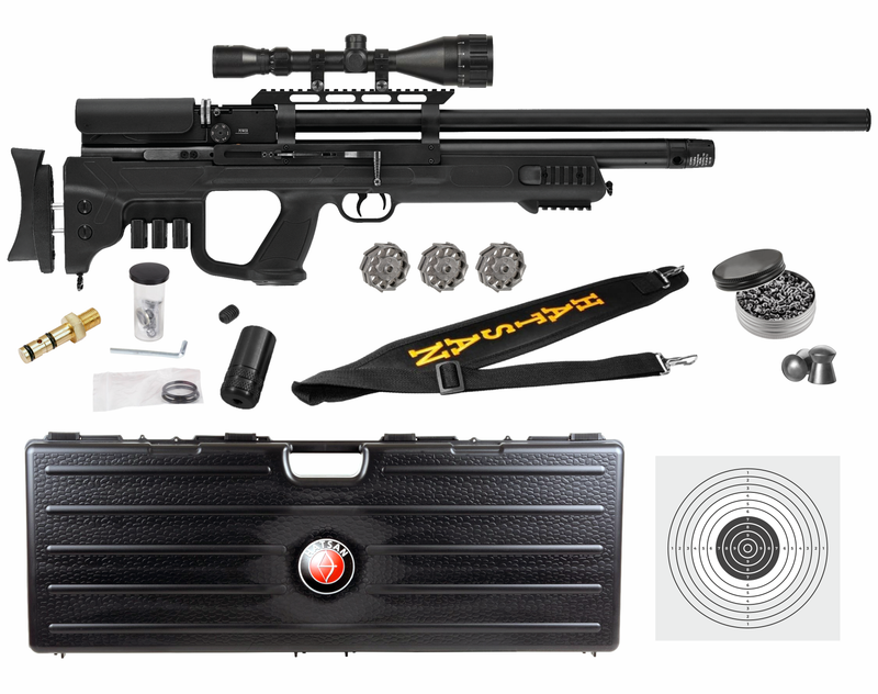 Hatsan Gladius Long PCP Side Lever Action Air Rifle with Included Wearable4U Bundle