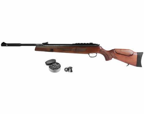 Hatsan Model 135 Vortex QE (Quiet Energy) Air Rifle with Wearable4U Included Pack of Pellets Cloth Bundle