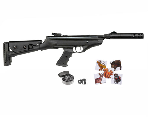 Hatsan MOD 25 SuperTACT QE Air Rifle with Paper Targets and Lead Pellets Bundle