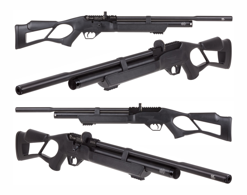 Hatsan FlashQE .177 Сaliber Air Rifle with Included Wearable4U 100x Paper Targets and 500x .177 Cal Lead Pellets Bundle