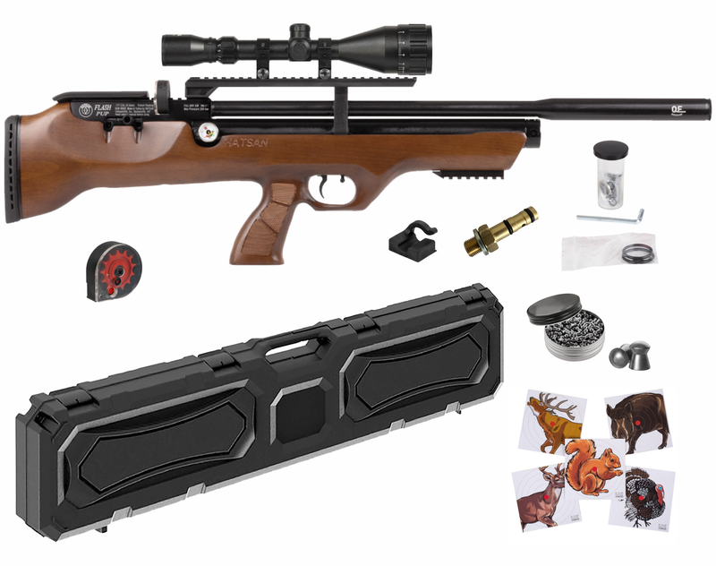 Hatsan FlashPupQE PCP Air Rifle with Wearable4U Bundle