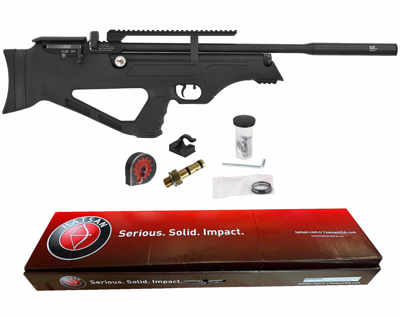 Hatsan FlashPup QE .25/.22/.177 Cal Pellet PCP Side Lever Air Rifle