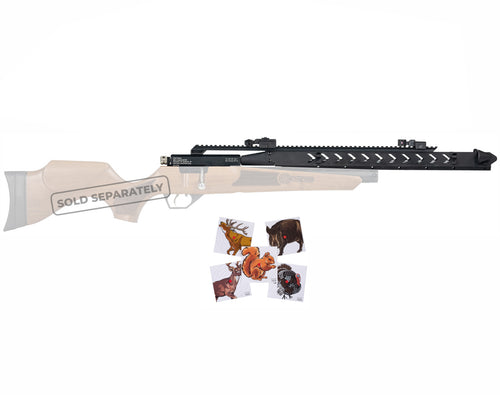 Hatsan Hydra Arrow Module for PCP Arrow Air Rifle with Included Wearable4U 100x Paper Targets Bundle