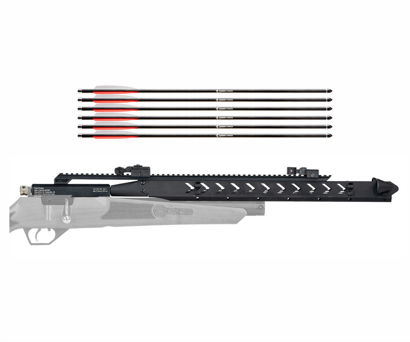 Hatsan Hydra Air Rifle Barrel - Arrow (Caliber: Arrow)  with Hawki 6 Arrows Bundle