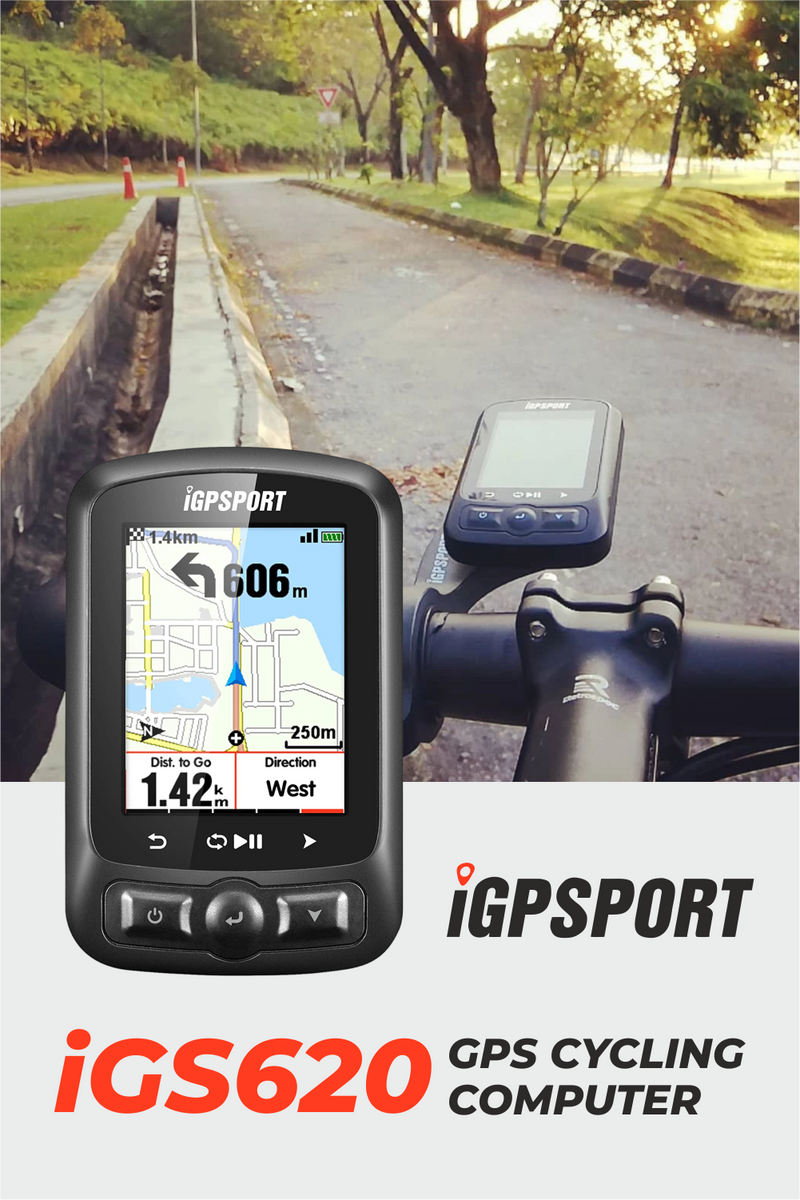 iGPSPORT iGS130 GPS Cycling Computer with Wearable4U Bundle