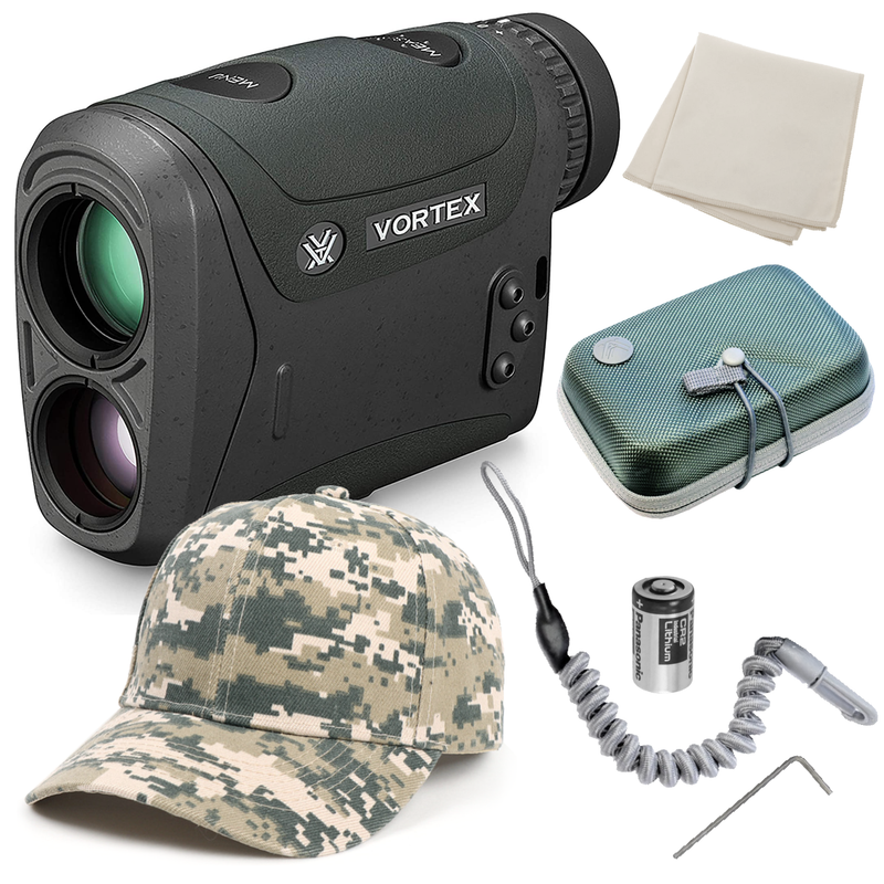 Vortex Optics Razor HD 4000 Laser Rangefinder (LRF-250) with Free Hat Bundle