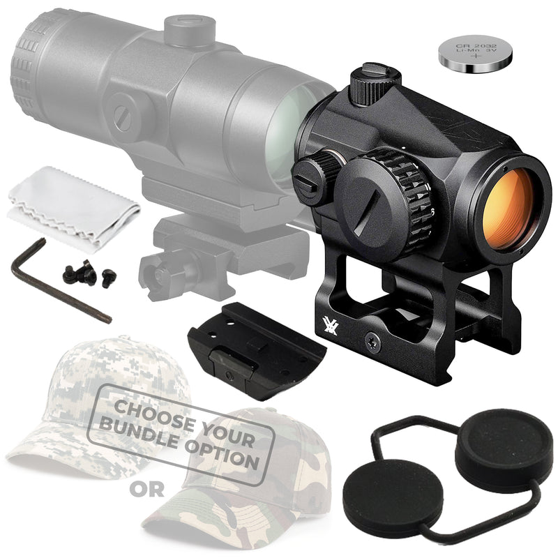 Vortex Optics Crossfire Red Dot Sight (CF-RD2) with Included Bundle