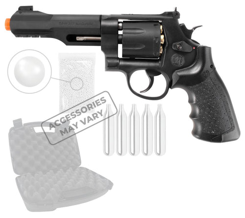Umarex Smith & Wesson Airsoft Revolver M&P R8 6mm with Wearable4U Bundle