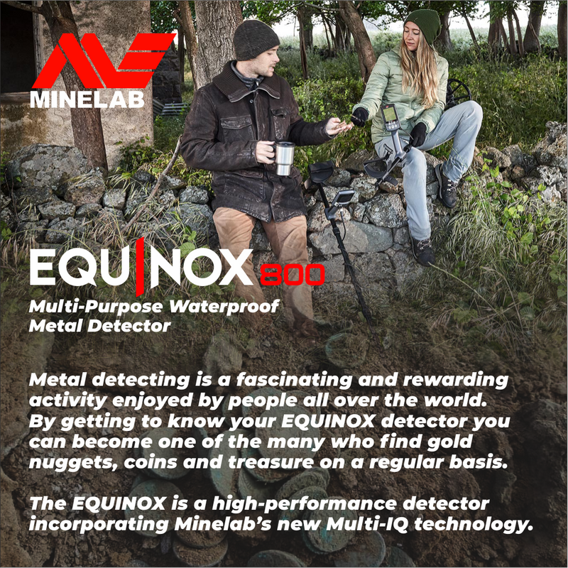 Minelab EQUINOX 800 Multi-Purpose Waterproof Metal Detector