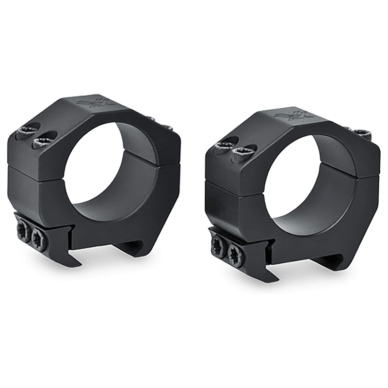 Vortex Optics Precision Matched Weaver and Picatinny 1 Inch Height 0.76 inches Low Rings Set with Free Hat Bundle