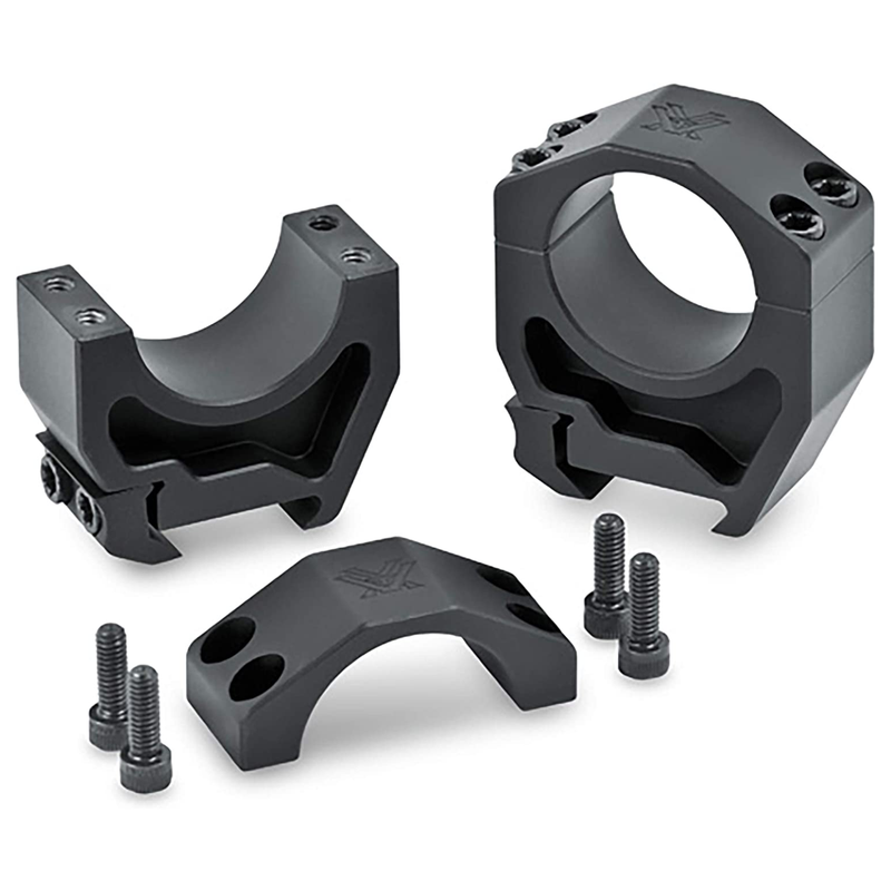 Vortex Optics Precision Match 30mm Rings Set High 1.26 in with Free Hat Bundle