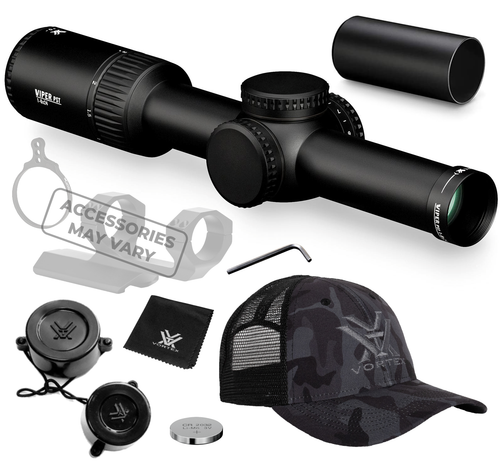 Vortex Optics Viper PST Gen II 1-6x24 SFP Riflescope VMR-2 MOA, 30mm Tube (PST-1605)