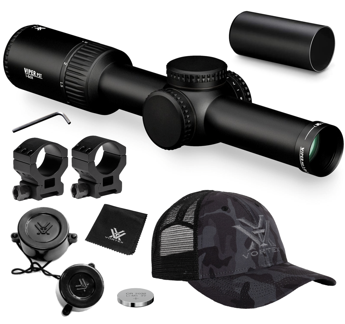 Vortex Optics Viper PST Gen II Second Focal Plane 1-6X24 VMR Vortex Optics Viper PST Gen II Second Focal Plane 1-6X24 VMR