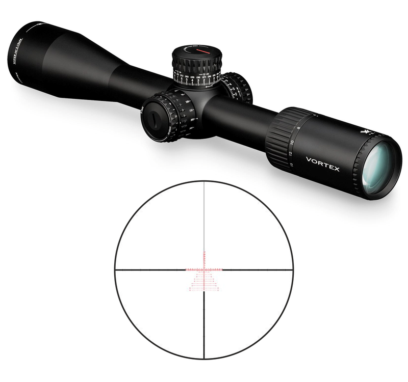 Vortex Optics Viper PST Gen II 3-15x44 FFP Riflescope EBR-7C (MRAD) Reticle, 30 mm Tube with Rings