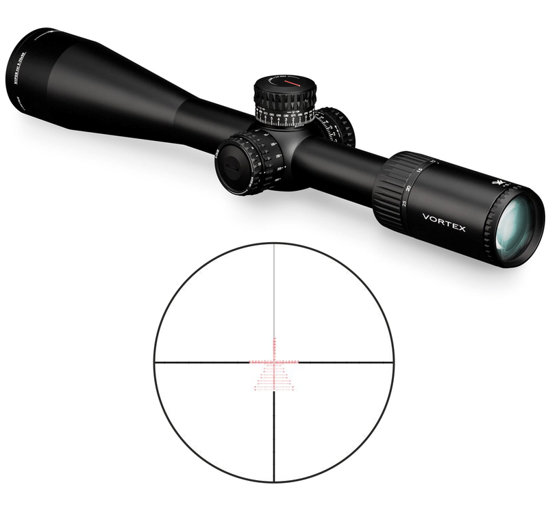 Vortex Optics Viper PST Gen II 5-25x50 FFP Riflescope EBR-7C with Rings