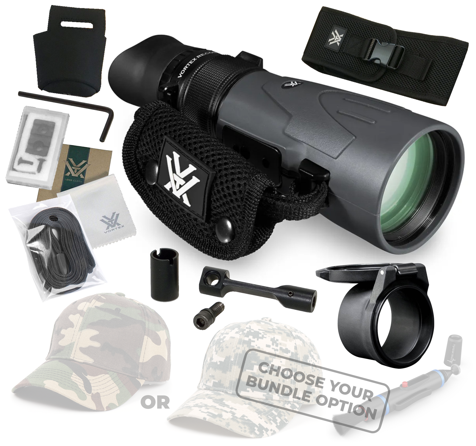 Vortex Optics Recon R/T 15x50 RT155 Scope Monocular with Free Hat