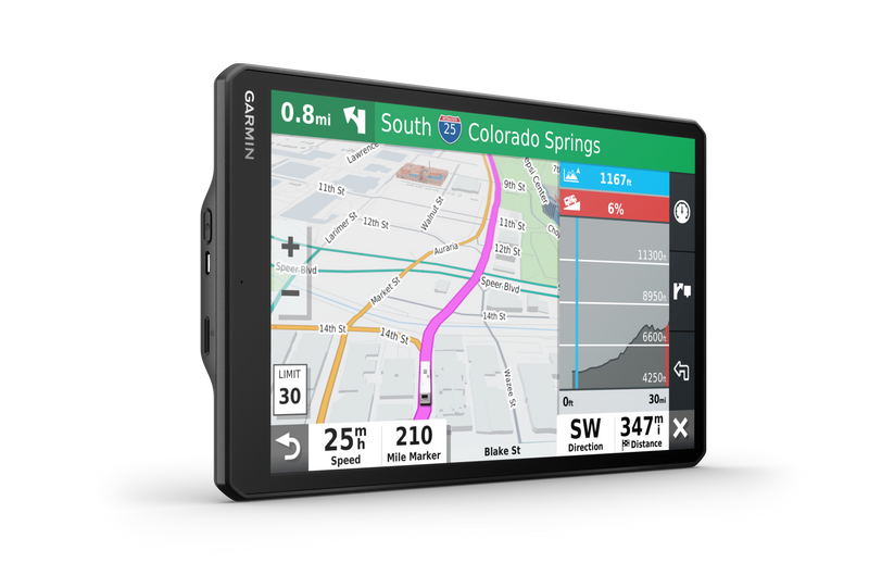 Garmin RV 1090 10in RV Navigator GPS Portable Navigator for RVs with 10in Touchscreen Display, Preloaded Maps with Wearable4U Power Pack Bundle