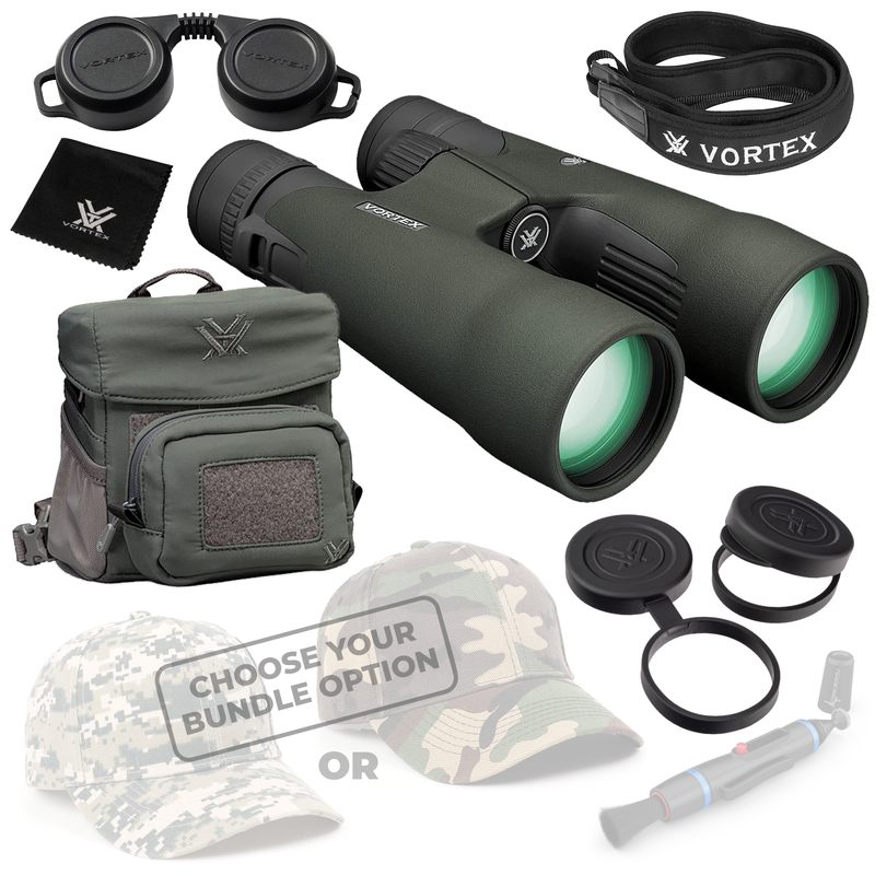 Vortex Optics Razor UHD 10x50 Binoculars with Free Hat and Wearable4U Bundle