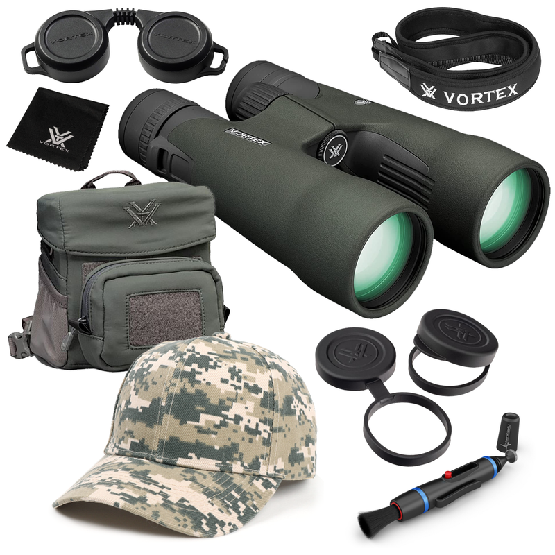 Vortex Optics Razor UHD 10x50 Binoculars with Free Hat and Wearable4U Bundle