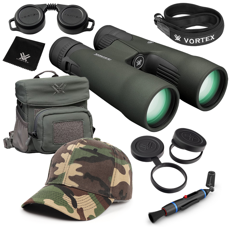 Vortex Optics Razor UHD 10x50 Binoculars with Free Hat and Wearable4U Bundle