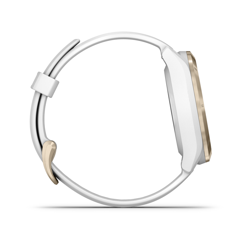 Garmin Approach S40 GPS Golf Smartwatch (Light Gold with White Band)