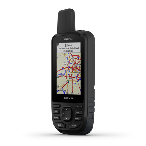 Garmin GPSMAP 66st, Handheld Hiking GPS w/ 3” Color, TOPO Maps 010-01918-10