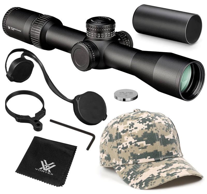 Vortex Optics Strike Eagle 3-18x44 FFP EBR-7C MOA 34mm Tube Riflescope (SE-31801)