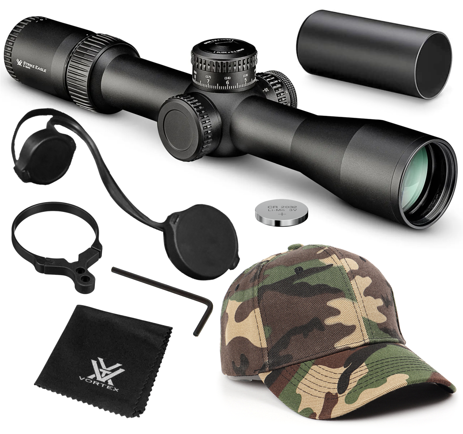 Vortex Optics Strike Eagle 3-18x44 FFP EBR-7C (MRAD) 34mm Tube