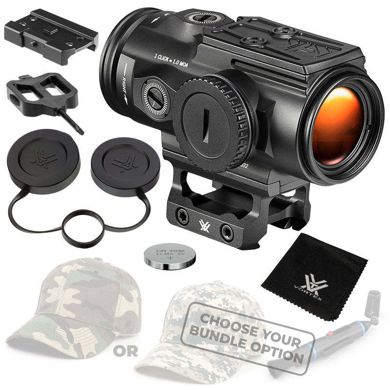 Vortex Optics Spitfire HD Gen II 5X Prism Scope BDC4 Reticle with Wearable4U Bundle