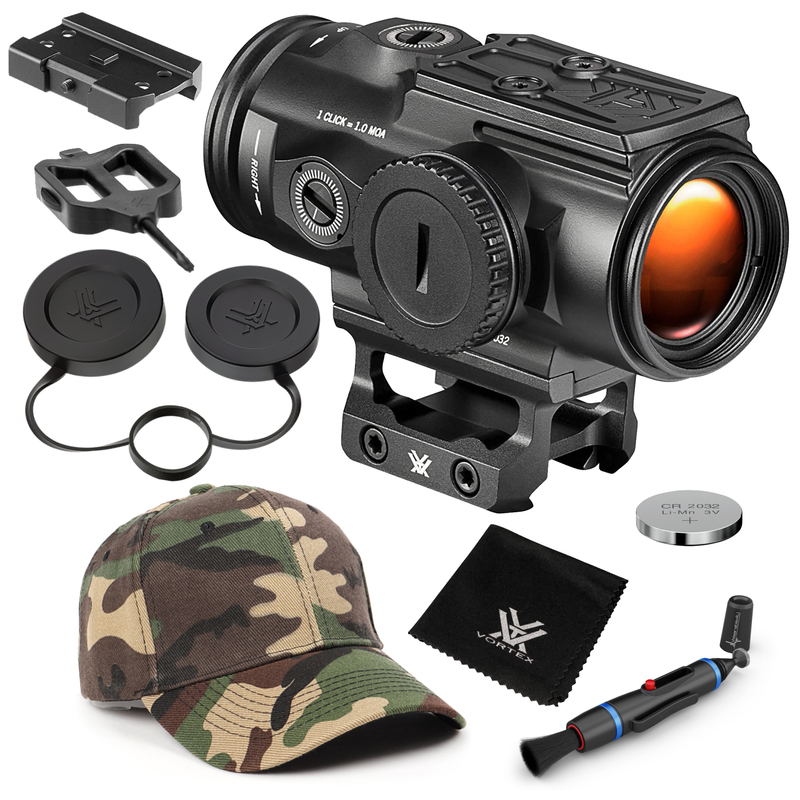 Vortex Optics Spitfire HD Gen II 5X Prism Scope BDC4 Reticle with Wearable4U Bundle