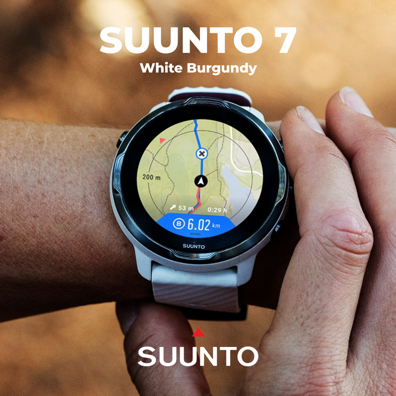 Suunto 7 GPS Sports Smart Watch with Wearable4U 3x Wristband Strap Bundle
