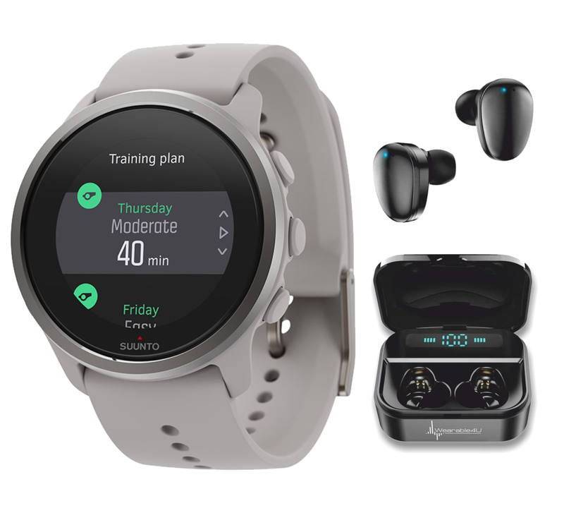 SUUNTO 5 Peak GPS Smartwatch 1.1 in. for Training, Exploring and Wellbeing with Wearable4U Bundle
