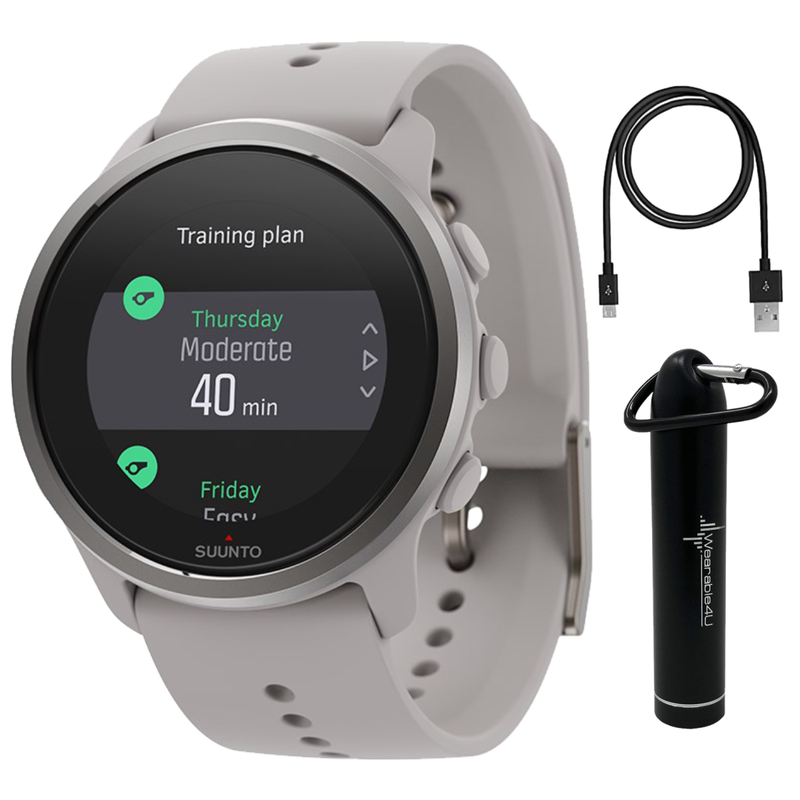 SUUNTO 5 Peak GPS Smartwatch 1.1 in. for Training, Exploring and Wellbeing with Wearable4U Bundle