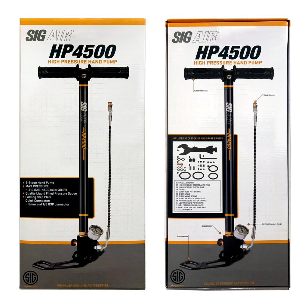 Sig Sauer High Pressure PCP Airgun, Hand Pump 3 Stage Stirrup Pump 310