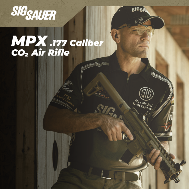 Sig Sauer MPX .177 Cal Co2 30 Round SIG20R Red Dot Air Rifle Flat Dark Earth