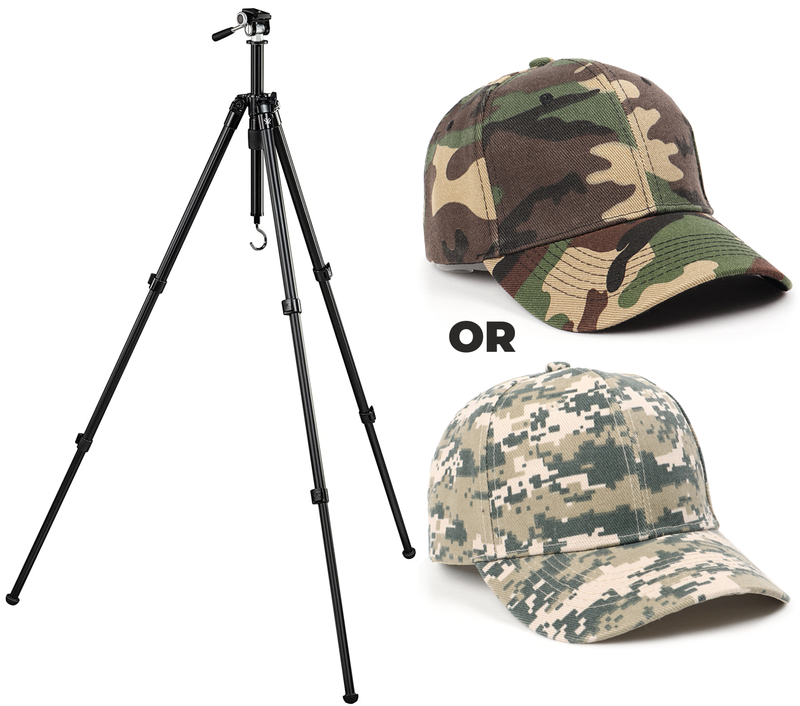 Vortex Optics High Country II Tripod Kit with Pan Head with Free Camo Hat Bundle